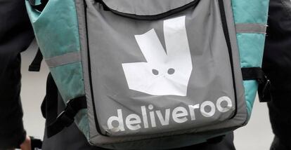 Repartidor de Deliveroo.