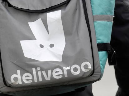 Repartidor de Deliveroo.