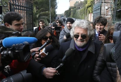 El líder del Movimiento 5 Estrellas, Beppe Grillo.