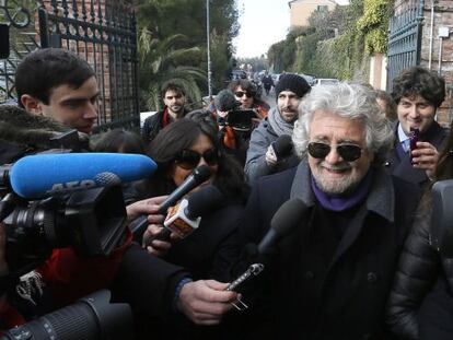 El líder del Movimiento 5 Estrellas, Beppe Grillo.