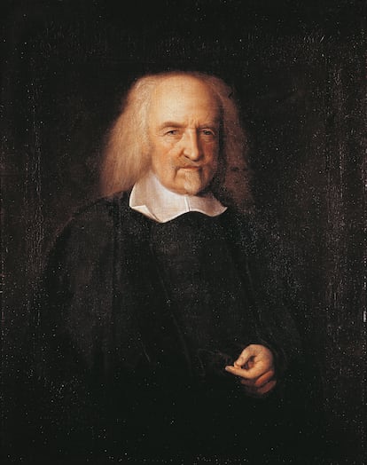 Retrato del filósofo inglés Thomas Hobbes (1669-1670), obra de John Michael Wright.