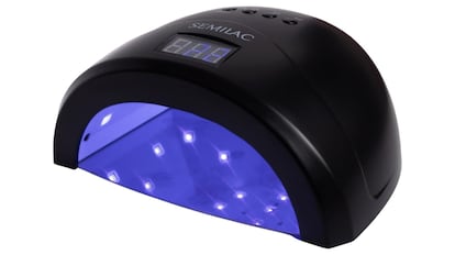 Semilac Lámpara UV LED 24 W/48 W All Black.