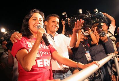 Ollanta Humala y Nadine Heredia en 2006.