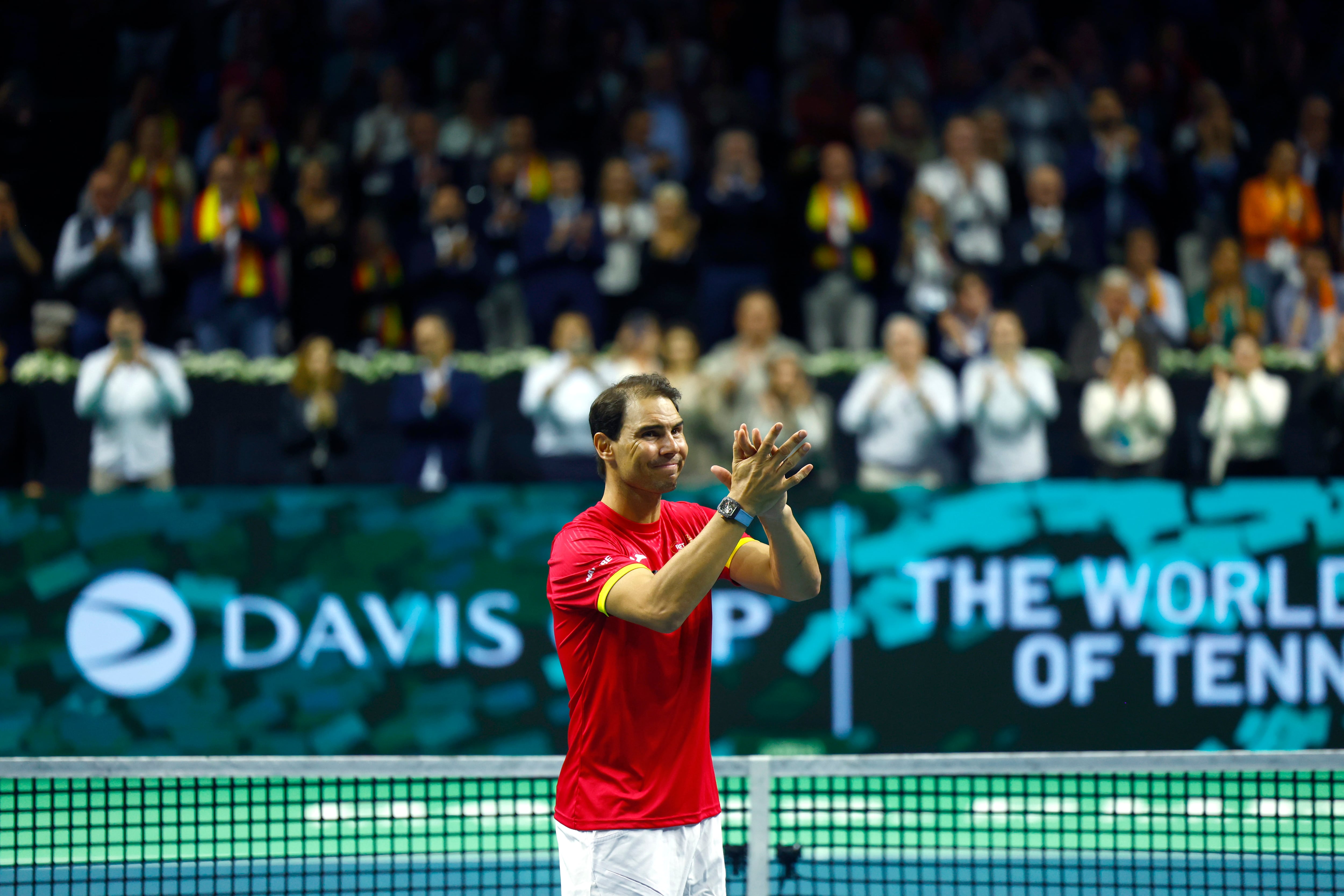 Rafa Nadal: torneo de despedida en la Copa Davis de Málaga, en imágenes