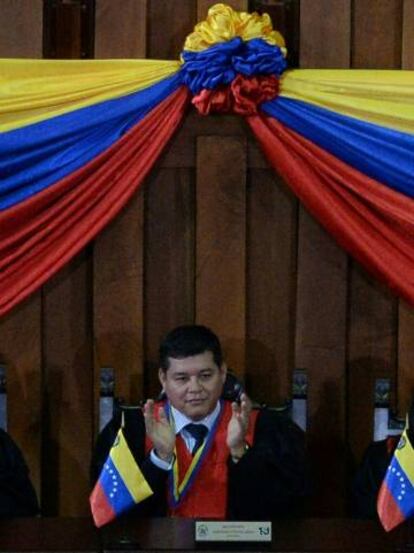 Christian Zerpa, magistrado de la Sala Electoral del Tribunal Supremo de Justicia de Venezuela, en febrero de 2018.