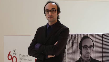 Agustín Fernández Mallo, este lunes.