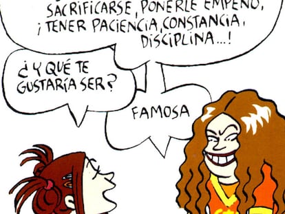 Viñeta del libro <i>Superadas 2</i> (R Que R), de Maitena.
