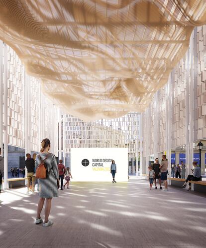 En el pabellón Ágora se podrán ver muchas de las iniciativas que la ciudad ha activado como Capital Mundial del Diseño del 2022.