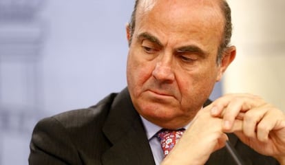 El ministro de Economía, Luis de Guindos.
