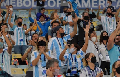 Presença de torcida foi liberada na final da Copa América, no Maracanã.