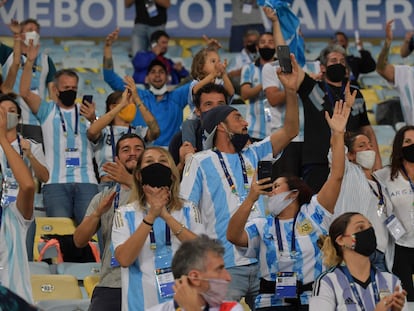 Presença de torcida foi liberada na final da Copa América, no Maracanã.