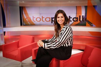 Núria Roca en una imagen de promoción de 'A tota pantalla'.