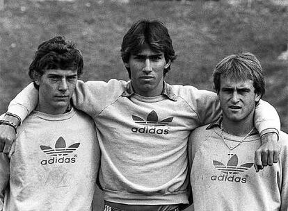 Emilio Butragueño, 'El Buitre', fue el nombre que Julio César Iglesias escogió para bautizar a este quinteto de futbolistas