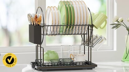 Un escurridor de platos que arrasa en Amazon.