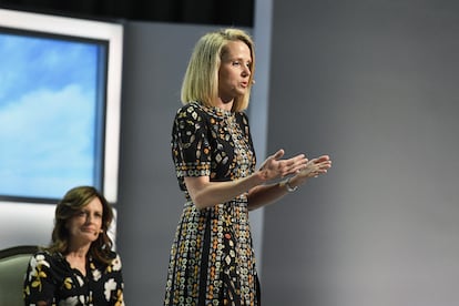 Marissa Mayer, durante una gala en Los Ángeles en 2016.