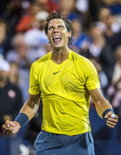 Nueva victoria contra Novak Djokovic en la semifinal de Montreal, primera sobre cemento contra el serbio desde 2010.