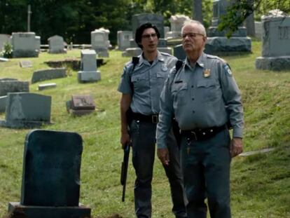 Adam Driver y Bill Murray, en 'Los muertos no mueren'.