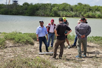 Partes del cohete SpaceX que cayeron en Tamaulipas.