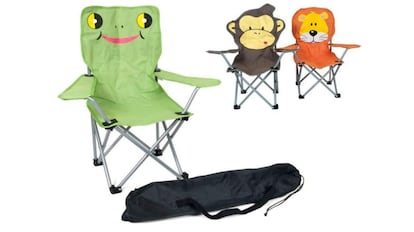 Silla de camping infantil, tres modelos