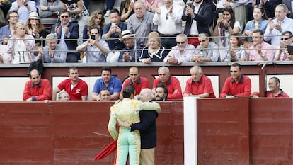 El torero David Mora, el pasado mayo en la plaza de Las Ventas.