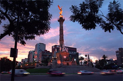 Monumento al Ángel de la Independencia en Ciudad de México.