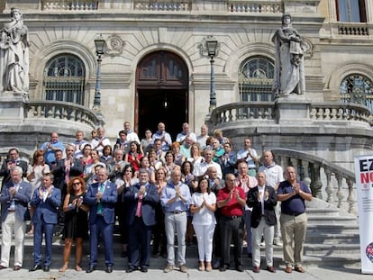 Concentración en Bilbao contra la violencia machista