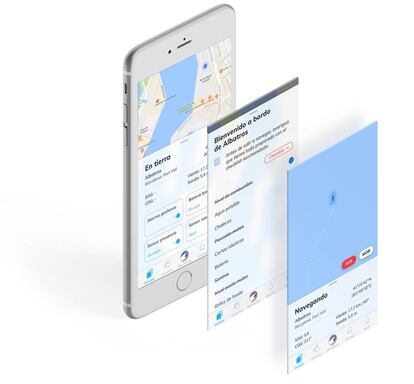 La aplicación SmartBoat.