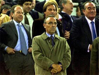 Gaspart, en el palco del Camp Nou durante el ltimo Bar?a-Madrid.