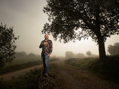 Josep Maria Miró a Prats de Lluçanès, el seu poble, el seu paisatge, aquest dimecres.