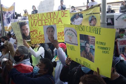 protesta contra la fiscalia general de la republica