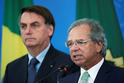 Bolsonaro e Paulo Guedes