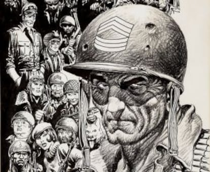 El Sargento Rock, personaje de Joe Kubert