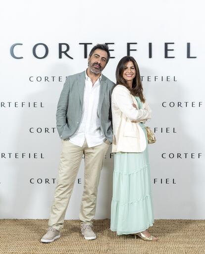 Juan del Val y Nuria Roca en la presentación de Cortefiel.