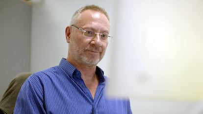 Mark Wilkinson en el Centro de Biotecnología y Genómica de Planta de la Universidad Politécnica de Madrid