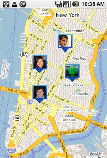 Una nueva aplicación de Google permite localizar a los contactos del móvil en cada momento.