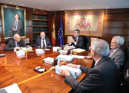 Pleno del Constitucional, en diciembre de 2021.