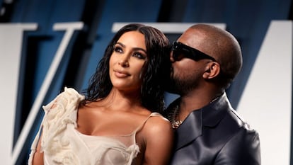 Kim Kardashian y Kanye West.