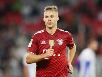 Joshua Kimmich, durante uma partida pelo Bayern nesta temporada.