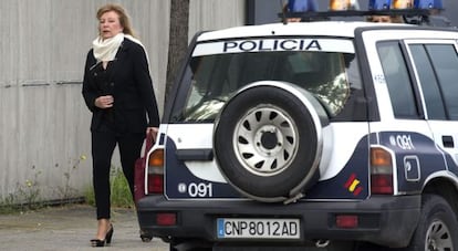 Marisol Yagüe, a su llegada a la Audiencia Nacional.