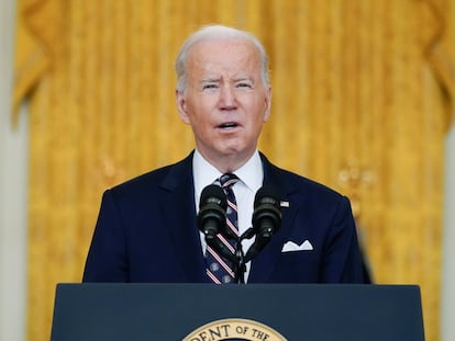 Joe Biden, el martes en la Casa Blanca.