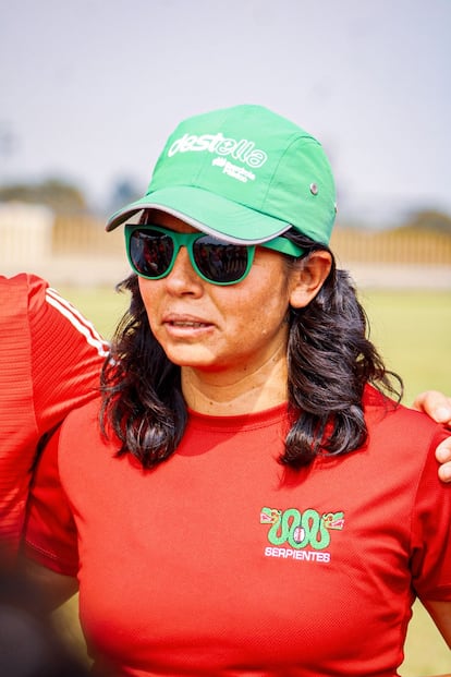 La entrenadora Ana Trejo Hernández.