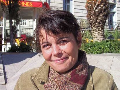 La francesa Clara Blanc, durante la entrevista en Montpellier.