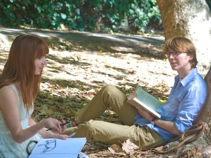 Zoe Kazan (actriz y guionista) y Paul Dano, en una imagen de 'Ruby Sparks'.