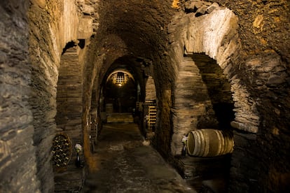 Cueva de Adega Melillas, en A Rúa, donde se han celebrado conciertos y recitales de poesía.
