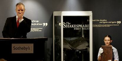 Subasta en la casa Sotheby' s de Londres, en 2009.