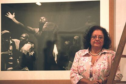 Cristina García Rodero, ayer en su exposición de la Casa de América en Madrid.

 / RICARDO GUTIÉRREZ