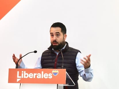 El diputado Fran Carrillo, el pasado nueve de noviembre en Córdoba.