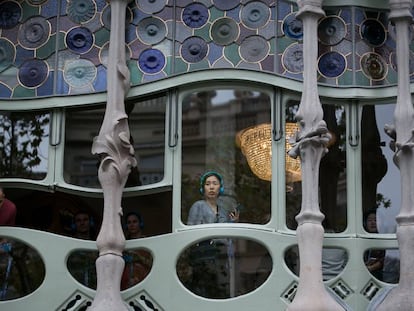 La Casa Batlló, uno de los lugares más visitados por los turistas en Barcelona.