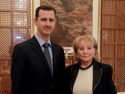 Bashar el Asad con Barbara Walters.