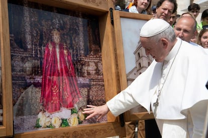 El papa Francisco en una audiencia de este miércoles.